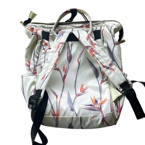 Lex Breezy Anthurium Print Diaper Bag/ Backpack - Picture 2 of 5